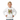 Boy superhero stance white hoodie