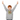 Boy victory pose heather hoodie