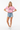 Bubblegum pink crop top front confident stance