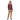 Burgundy Parisian sweater with collared shirt