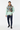 Camo Colorblock Hoodie with Navy Joggers - Full Body