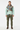 Camo Colorblock Hoodie with Olive Cargo Pants - Full Body
