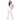 Camou Crop Tee with White Cargo Pants