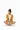 Cardigan Linen Shorts Seated Pose
