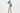 Cargo shorts and sandals