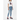 Casual denim white background