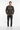 Charcoal grey sweatshirt hands in pockets