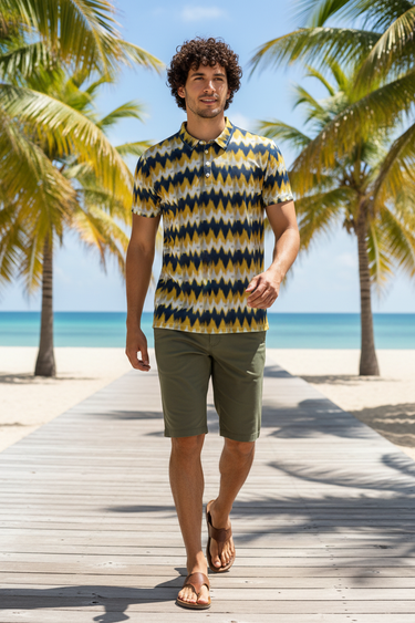 Chevron Polo Lifestyle - Boardwalk
