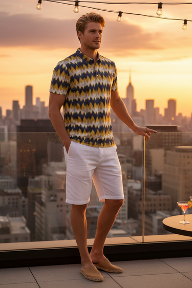 Chevron Polo Lifestyle - Rooftop
