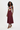 Classy Burgundy Midi Skirt Front