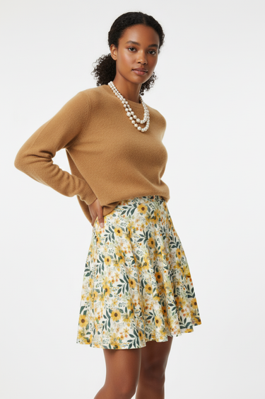 Classy look with cashmere sweater