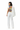 Classy White Trousers Blazer Back