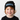 Close-up boy black beanie cheerful