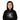Close-up boy black ocean hoodie bright