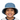 Close-up boy light denim bucket hat bright