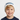 Close-up boy white beanie