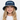 Close-up girl classic denim bucket hat playful