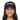 Close-up girl navy hat detail