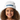 Close-up girl white beanie