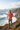 Coastal trail run ocean cliffs