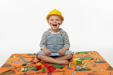Construction dress-up play