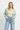 Crop top with cardigan and jeans