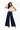 Crop top with wide-leg pants