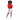 Cropped red sweater fall look