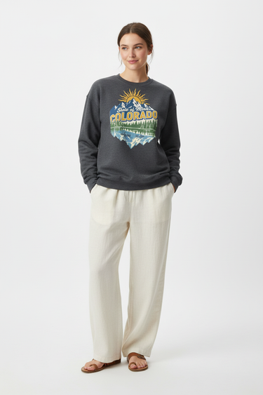 Dark Heather Sweatshirt Female