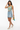 Denim Skirt Front Three-Quarter