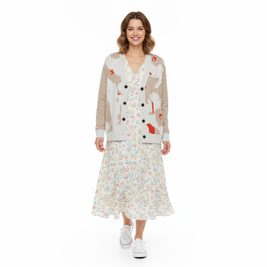 Desert Sunset cardigan spring outfit