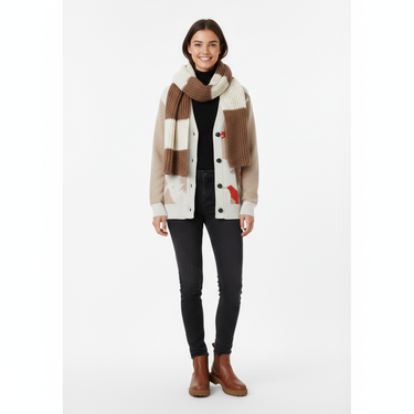 Desert Sunset cardigan winter outfit