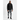 Digital Camo Joggers - Mixed-race male model with zip hoodie