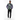 Digital Camo Knit Sweater - Black male model with black jeans
