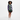 Digital Camo Knit Sweater - Mixed-race female model with mini skirt