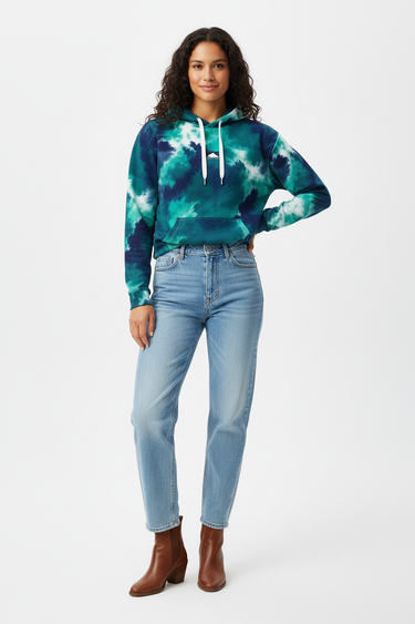 Female coastal casual jeans