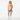 Female model in peach Surfxion hoodie with shorts