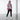 Female model in Retro Days hoodie with leggings