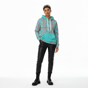 Female model - leather pants