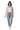 Female model - open bomber over tank with jeans