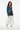 Female model - spring styling with white dress