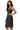 Female side angle floral dress