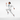 Fitness lifestyle white background