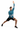 Fitness model stretching