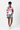 Front - Black female model, jean shorts