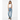 Full Body 1 - Denim & White Crop Top