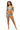 Full-body redhead female model casual
