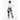 Geometric Mosaic Wide-Leg Joggers - Black female model with turtleneck