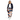 Geometric Mosaic Wide-Leg Joggers - Female with navy cardigan