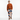 Geometric Mosaic Wide-Leg Joggers - Male with orange sweater